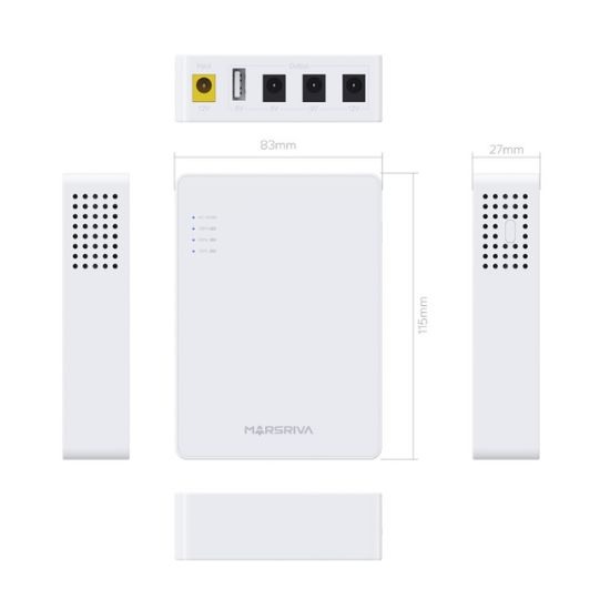 MARSRIVA KP3 EC 8400mAh Smart Mini Router DC UPS